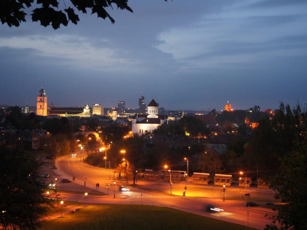  Nächtliches Vilnius