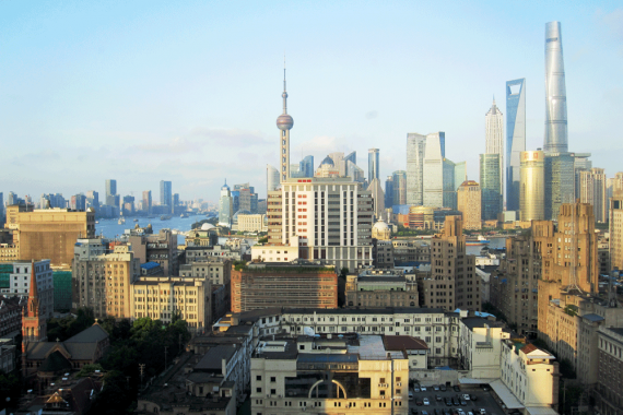 Panorama von Schanghai